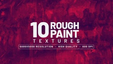 10 قوام طلاء خشن 10 Rough Paint Textures