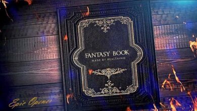 Fantasy Book Epic Opener Slideshow 91 - Project for After Effects
