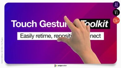 مجموعة أدوات إيماءات اللمس بدقة 4K كاملةVideohive - 4K Touch Gestures Toolkit 13442897