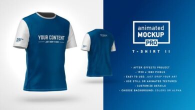 Videohive - T-shirt II Mockup Template - Animated Mockup PRO - 32607556 - Project for After Effects