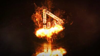 Videohive - Fire Logo Reveal - 31945425 - Project for After Effects
