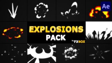 حزمة الانفجارات Videohive - Explosions Pack | After Effects 32368428