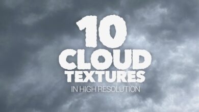 تراكيب الغيوم Cloud Textures x10 - 6337189