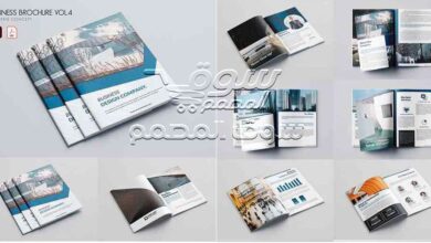 انديزاين كتيب الأعمال المجلد 4 Business Brochure Vol.4