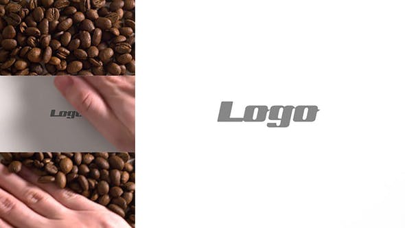 فتاحة شعار قهوة بسيطة Videohive - Simple Coffee Logo Opener - 32993821