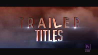 عناوين ثلاثية الابعاد للبريمير Videohive - 3D Trailer Titles - 31696641 - Premiere Pro Templates