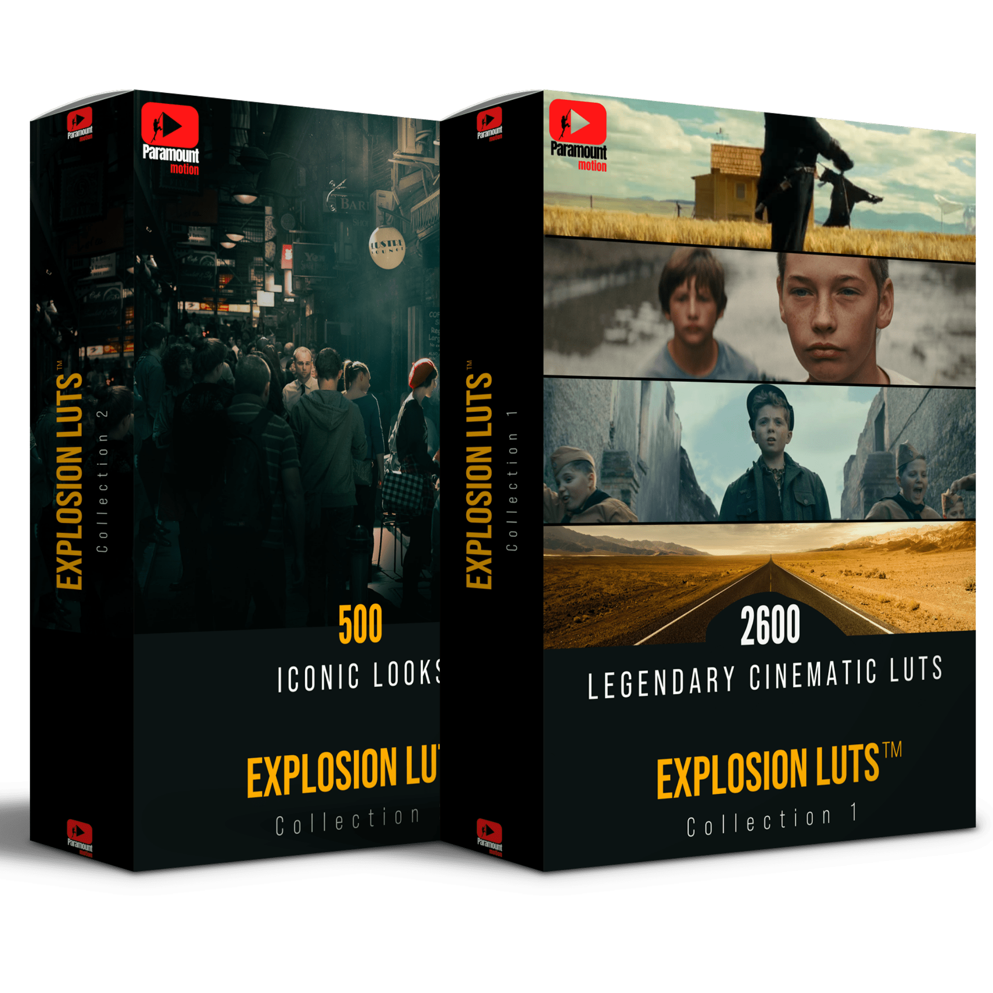 الحزمة كاملة Paramount Motion – EXPLOSION™ Cinematic LUTs Collection 1&2