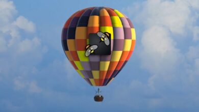 شعار منطاد الهواء Videohive - Air Balloon Logo 26719477