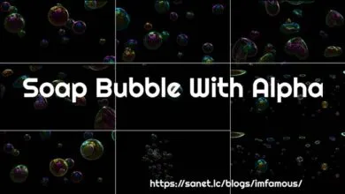 فقاعة الصابون مع ألفا Videohive - Soap Bubble With Alpha (23280475)