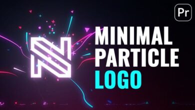 للبريمير شعار الجسيمات الخفيفة Videohive - Minimal Particle Light Logo | Premiere Pro - 33173694