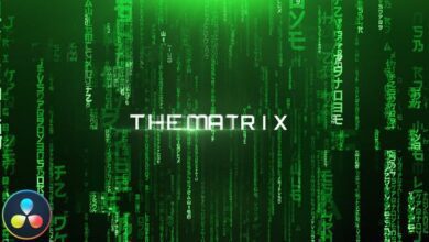 دا فينشي ريزولف Videohive - The Matrix - Cinematic Titles - DaVinci Resolve - 33220077