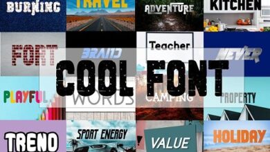 خطوط كول Cool Font Bundle - 58 Premium Fonts