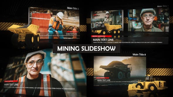 عرض الشرائح التعدين Videohive - Mining Slideshow - 23260135 - Project for After Effects