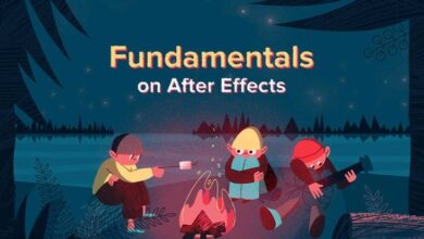 الكورس كامل Motion Design School – Fundamentals on After Effects (FULL)