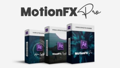 دورة تأثيرات الفيديو محدثة كاملة MotionFX Pro – Video Effects Course (FULL) (July Update) Free Download