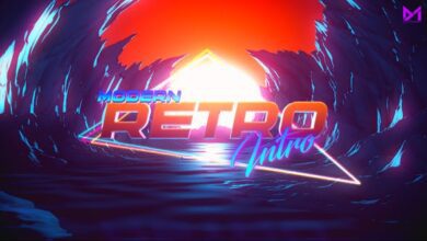 مقدمة ريترو حديثة Videohive - Modern Retro Intro - 33081214