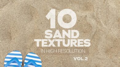 تراكيب الرمل Sand Textures x10 Vol.2 - 6337206