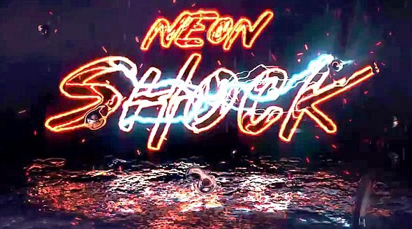 إظهار عنوان / شعار صدمة النيون Neon Shock Title/Logo Reveal 628715 - Project for After Effects