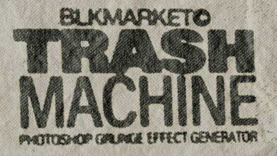 آلة القمامة للفوتوشوب BLKMARKET - Trash Machine for Photoshop