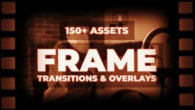 الحزمة كاملة للبريمير إطار بريميير برو Bjkproduction – Premiere Pro FRAME – Transitions & Overlays