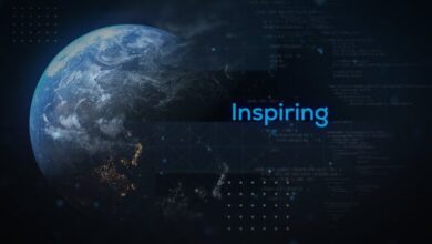 Videohive - Technology Network Earth Opener - 33398678
