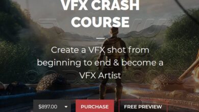 الكورس كامل VFX Central - VFX Crash Course سعره 897