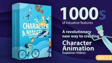 Videohive - Character Animation Explainer Toolkit V2.0 - 23819644 الاصدار الجديد مجموعة أدوات شروحات الرسوم المتحركة للشخصية