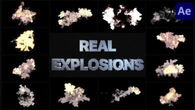 انفجارات حقيقية Videohive - Real Explosions | After Effects 33635582