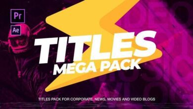 Videohive - The One 1.0 Titles Pack For Premiere Pro and After Effects 23766434 للافترافكت وبريمير