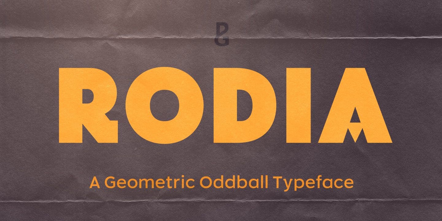 العائلة كاملة خط Rodia Font Family