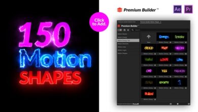 Videohive - Motion Shapes Pack - 24176372 الحزمة كاملة شغالة مية بالمية