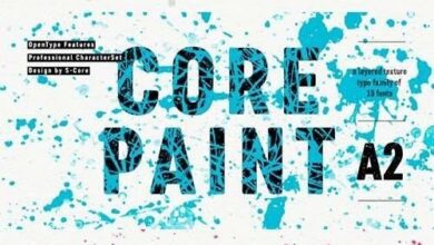 عائلة خطوط Core Paint