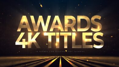 Videohive - Awards 4K Titles | Lines - 25211057