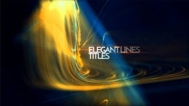 Videohive - Elegant Lines Titles - 23523255