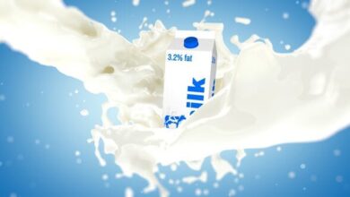 Videohive - Milk Splash With Box Element 3D - 33333922