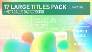 Videohive - Metta Balls Titles Pack - 33314509 - Project for After Effects