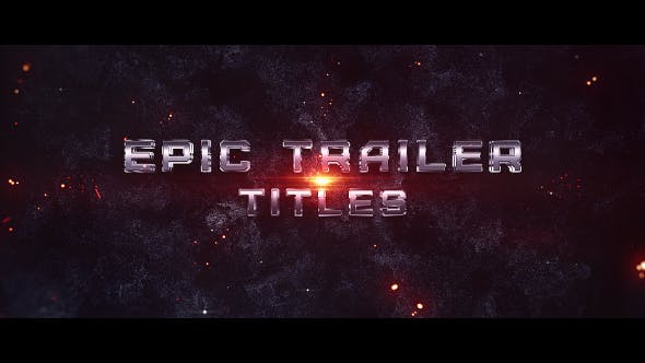 Videohive - Epic Trailer Titles - 19417408 - Project for After Effects