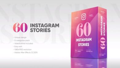 قصص انستغرام الحديثة Videohive - Modern Instagram Stories 23756069