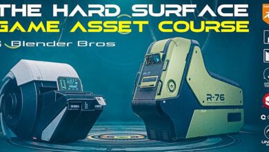 الكورس كامل The BlenderBros Hard Surface Game Asset Course