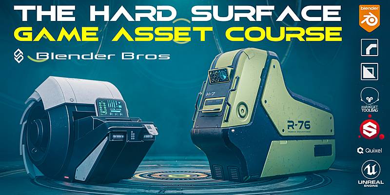 The Blenderbros Hard Surface Game Asset Course