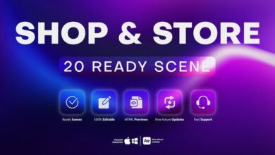 20 مشاهد متجر وتخزين Videohive - 20 Shop and Store Scenes 33552795