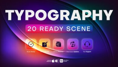 Videohive - 20 Creative Typography Scenes 33534899