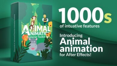 Videohive - Animal Character Animation Explainer Toolkit - 33034688 - Project for After Effects الحزمة كاملة شغالة مية بالمية