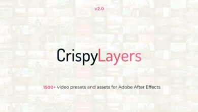الحزمة كاملة Videohive - CrispyLayers // 1500+ Video Presets & Assets V2 - 23180240