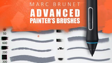 Marc Brunet's Advanced Painter's PS Brushes