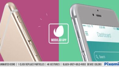 تحميل تيلجرامVideohive - Modular App Promo 17952515