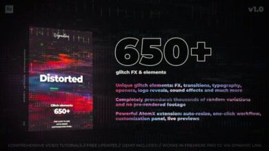 الحزمة كاملة Videohive - Glitch Pack V1.1 - 29662551