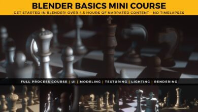 الكورس كامل Artstation - Blender Basics Mini Course