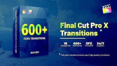 الحزمة كاملة انتقالات FCPX حصريا Transitions FCPX - Final Cut Pro