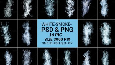 دخان ابيض شفاف White Smoke Transparent 6190820